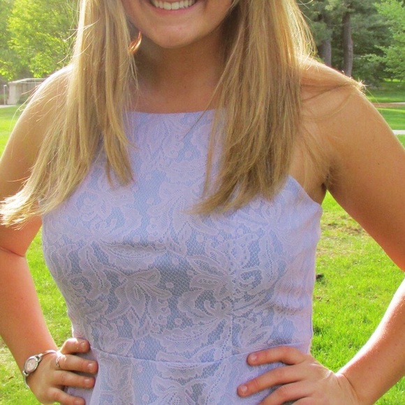 Dresses & Skirts - Francesca’s dress lace lilac M